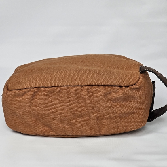 Timberland Men's Core Canvas Travel Toiletry Bag, Bronze/Dark Brown, EUC - Picture 5 of 10